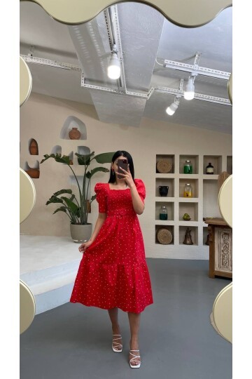 3007-PUANTİYE KIRMIZI