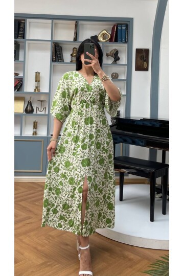 3154-ÇİÇEK YEŞİL