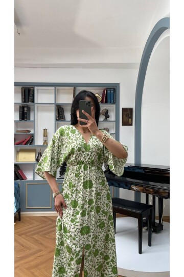 3154-ÇİÇEK YEŞİL