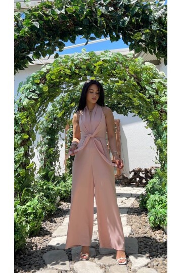 3551-PUDRA ÖNDEN BAĞLAMALI TULUM