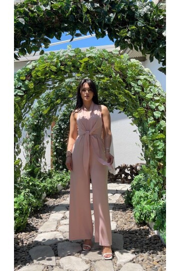 3551-PUDRA ÖNDEN BAĞLAMALI TULUM