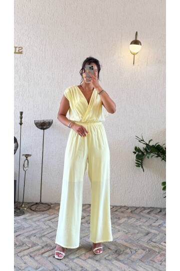 3805-SARI KOLLARI DÜĞÜM DETAY TULUM